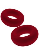 Stiffy 2-pack bulge Cockrings Red