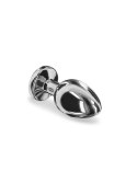 Weighted Steel Butt Plug - S Silver