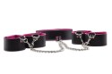 Reversible Collar / Wrist / Ankle Cuffs - Pink