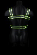 Body Harness - Glow in the Dark - Neon Green/Black - S/M