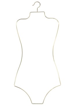 Bodyform Lingerie Hanger 10pcs Gold