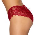 Crotchless panty red L