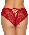 Crotchless panty red XL