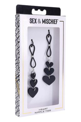 SEX AND MISCHIEF HEART NIPPLE TIES