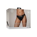 Vibrating Strap-on Thong with Removable Rear Straps - M/L