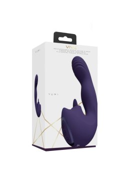 VIVE - Yumi - Rechargeable Triple Motor - G-Spot Finger Motion Vibrator and Flickering Tongue Stimul