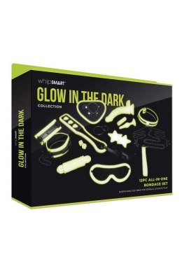 WHIPSMART 12 PCS GLOW IN THE DARK ALL-IN ONE BONDAGE SET