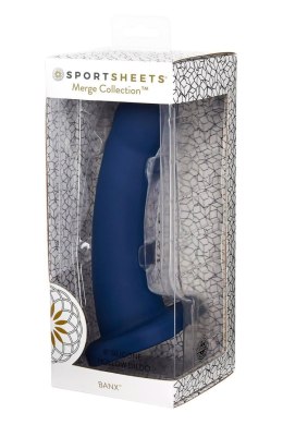 SPORTSHEETS BANX NAVY 8INCH HOLLOW