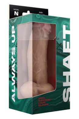 SHAFT MODEL N 8.5 INCH LIQUIDE SILICONE DONG WITH BALLS PINE