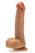 DR. SKIN SILICONE DR. PHILLIPS 8.5 INCH THRUSTING DILDO TAN
