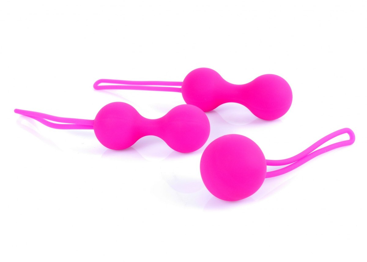 Kulki-Silicone Kegal Balls Set - Pink