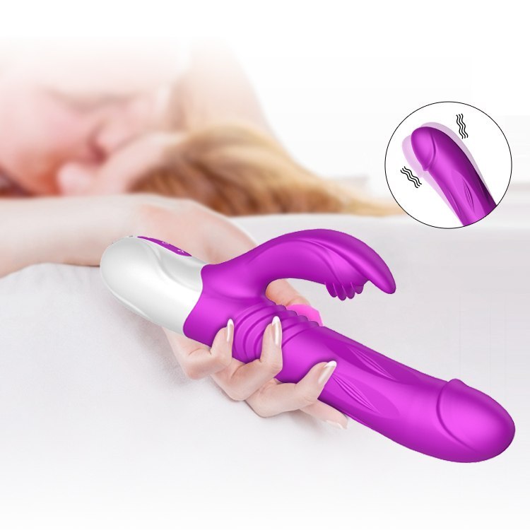 Wibrator-Silicone Vibrator USB 10 Function + Expander and Thrusting Function
