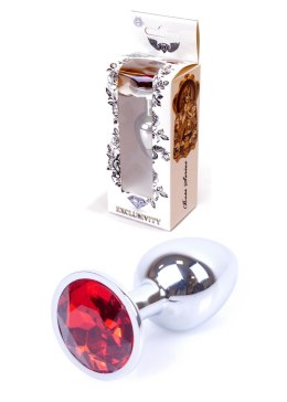 Plug-Jewellery Silver PLUG- Red