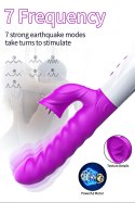 Wibrator-Silicon, Vibrator 7 Function and Heating Mode, PURPLE