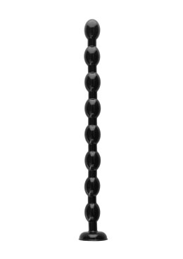 Ass Snake Beaded Dildo - 48 cm - Black