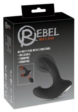 Rebel RC Butt Plug with 3 func