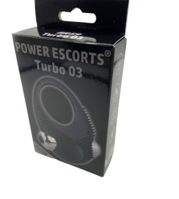 Turbo 03 black vibrating cockring