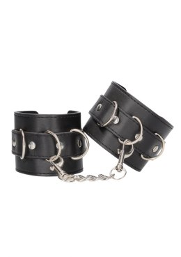 Bonded Leather Hand or Ankle Cuffs - With Adjustable Straps