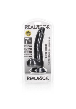 Curved Realistic Dildo Balls Suction Cup - 7