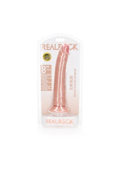 Slim Realistic Dildo with Suction Cup - 8""/ 20,5 cm