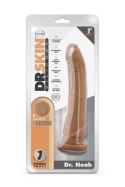 DR. SKIN SILICONE DR. NOAH 8 INCH DONG WITH SUCTION CUP MOCHA