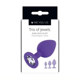 Me You Us Trio Of Jewels Purple