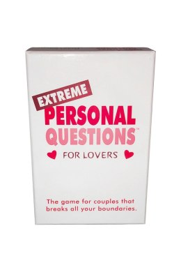 EXTREME PERSONAL QUESTIONS FOR LOVERS